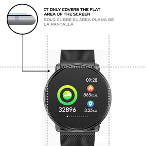 ตัวป้องกันหน้าจอสมาร์ทวอทช์ป้องกันการกระแทกสำหรับอุปกรณ์เสริมที่จำเป็นของอูมิ ยูวอทช์ - Product Image 3