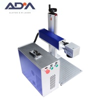 Machine de marquage laser à fibre portable JPT nouvel état AI DXF PLT 2.5D courbe de refroidissement à l'air 3D gaufrage de surface gravure laser 3D