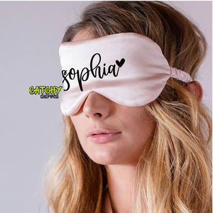 Promotion Cadeau Oem Marque Privée Satin Soyeux Coton Voyage Réglable Sommeil Masque Pour Les Yeux À Vendre - Product Image 2