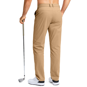 Pantalons de golf de logo et de couleur personnalisés pour hommes en gros-Pantalons de golf respirants en tissu de qualité supérieure pour hommes - Product Image 2
