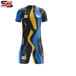 2025 maillot de football personnalisé ensemble pour hommes enfants séchage rapide respirant homme enfants 2 pièces équipe Club formation Football uniforme ensemble - Product Image 3