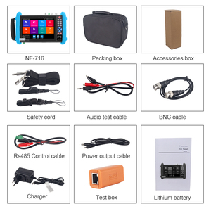 NOYAFA NF-IPC716ADHS PRO 7 pouces tout en un CVI TVI AHD 8MP EX-SDI HD-SDI 3G-SDI caméra testeur 4K HD CCTV testeur - Product Image 6