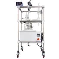 Réacteur en verre sphérique bon marché pour machine d'extraction de CO2 supercritique/machine de production de biodiesel