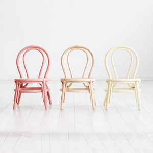 เก้าอี้หวายสำหรับเด็ก-สีชมพูในห้องเล็กๆของคุณสำหรับที่นั่งที่ใช้งานได้และน่ารักปรับขนาดได้ตามต้องการ - Product Image 4