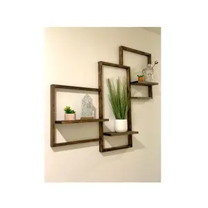 Wood Wall Decorative <b>Items</b> Desktop Decor Carved Wooden Stand Household Decoration Products Wooden Crafts Eco Friendly - Product Image 1