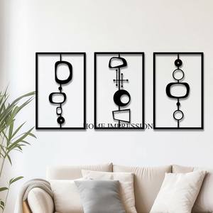 Diseño moderno, arte de pared de Metal hecho a mano con reloj, diseño de rueda de forma redonda saludable, hecho a mano para el hogar o la decoración del Hotel, Idea de regalo - Product Image 6