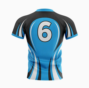 Perfecto para Adultos Activos, esta camiseta deportiva combina protección contra sarpullidos con tela de secado rápido para un máximo rendimiento - Product Image 4