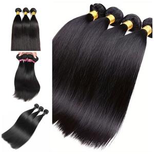 Extensions de cheveux indiennes Remy à double trame machine |   Cheveux naturels lisses / Ondulés |   Produit chimique pour cuticules complètes, texture douce, sans nœuds - Product Image 6