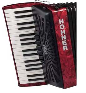 Acordeón Cromático Bravo III 72 con Teclado de Piano - Product Image 3