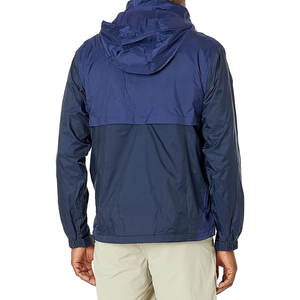 Chaquetas de lluvia para hombre con logotipo y etiqueta personalizados de alta calidad, chaqueta de lluvia ligera cortavientos para exteriores para hombre - Product Image 4