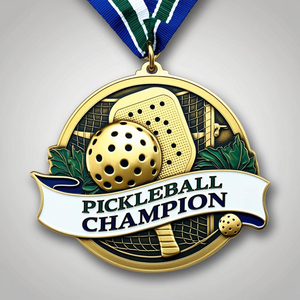 3D ที่ขึ้นรูปเหรียญทองแดงโบราณ pickleball สำหรับผู้ชนะการแข่งขันชิงแชมป์ลดราคาจำนวนมากงานศิลปะฟรี - Product Image 2