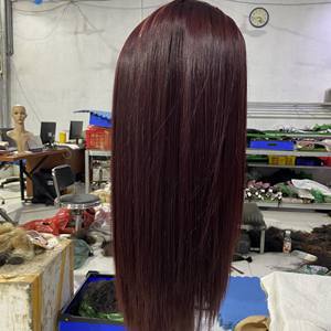 Hot Trend <b>2023</b> Human Hair Bob Straight Human Hair Wigs Double Drawn 100% Raw Lace Frontal Wigs Virgin Lace Frontal Wigs - Product Image 4