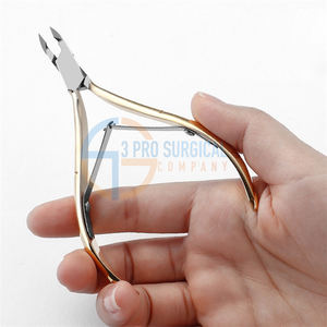 3 pinces à ongles en acier de qualité PRO Outils professionnels de soin des ongles des cuticules pour les incarnés Doigts Ongles Sharp Caractéristiques Soins personnels - Product Image 6