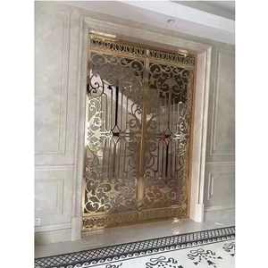 Art Deco Style Partition <b>Screen</b> Stainless Steel Frame <b>for</b> <b>Room</b> <b>Divider</b> Applications with Artistic Theme Design - Product Image 2