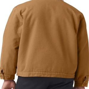 2023 veste chemise en coton pour hommes personnalisée avec manches longues et deux poches plaquées 100% chemises en coton pour hommes - Product Image 6