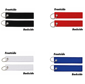 Porte-clés tissé personnalisé avec logo brodé de haute qualité OEM, vente en gros de porte-clés personnalisés avec logo - Product Image 4