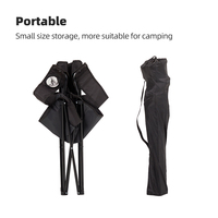 HOMFUL Chaise Pliante Portable d'Extérieur pour Pique-Nique, Plage ou Camping en Métal avec Porte-Gobelet