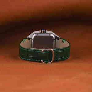 Reloj Mecánico de Lujo con Diamantes Estilo Hip Hop, Unisex, Oro Blanco, Resistente al Agua, Esfera de Cristal Analógica - Product Image 3