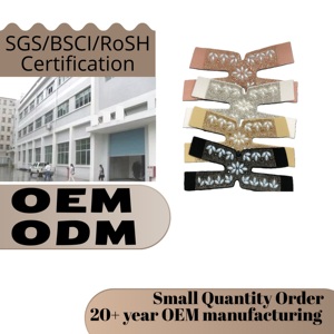 Suministro directo de fábrica de materiales y accesorios de procesamiento semiacabado para la parte superior de zapatos con adornos de diamantes de imitación, muy vendidos. - Product Image 2