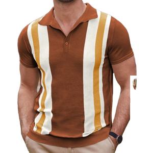 Camiseta de talla grande con cuello de hombre Polo de algodón de alta calidad 100% algodón con cuello de logotipo para ropa al por mayor en camiseta de todos los colores - Product Image 1