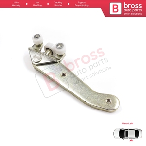 BDP28 Left Side Rear Sliding Door Lower <b>Roller</b> Guide Hinge for Transporter T4 Caravelle Multivan 1990-2003 701843405B - Product Image 3