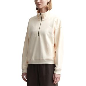 2025สเวตเตอร์แบบสวมหัวซิปครึ่งแขนยาวผ้าฟลีซลำลองสำหรับผู้หญิงกันน้ำได้สำหรับฤดูหนาว - Product Image 2