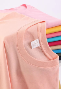 เสื้อยืดผู้ชายแขนสั้นผ้าถักนิตติ้งสำหรับทั้งชายและหญิงเสื้อยืดผ้าฝ้าย100% ขนาดใหญ่พิมพ์ลายได้ตามต้องการ200 GSM - Product Image 4