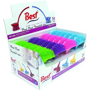 Brosses de nettoyage multifonctions en plastique pour cuisine, baignoire et évier avec boîte de rangement - Product Image 1