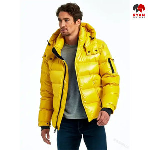 Ryan Pro Gear แจ็กเก็ตขนเป็ดแบบลำลองของผู้ชายผ้าไนล่อนโพลีเอสเตอร์ระบายอากาศได้ดีและสวมใส่สบาย - Product Image 1