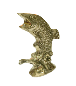 DHOKRA อุปกรณ์ตกแต่งบ้านทำด้วยมือทำจากทองเหลืองปลาและการตกแต่งที่สวยงามสำหรับบ้านและโชว์ผลงาน - Product Image 1