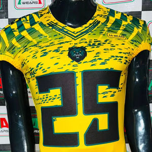 Maillot de football américain maillot de fan personnalisé maillot d'équipe sublimation matériel sergé tissu respirant grande taille fabriqué en usine - Product Image 2