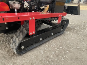 Mini-tracteur agricole rouge ZHONGMEI avec chenilles, moteur multifonctionnel, équipement agricole, garantie 2 ans - Product Image 4
