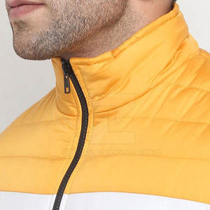 Veste matelassée pour homme en nylon/polyester, écologique, avec logo personnalisé sur le devant, respirante, pour l'hiver - Product Image 6