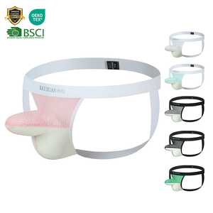 Offre Spéciale Sexy <span class=keywords><strong>éléphant</strong></span> Long nez pochette maille hommes Lingerie dos ouvert sous-vêtements pour hommes drôle Gay sous-vêtements tongs - Product Image 1