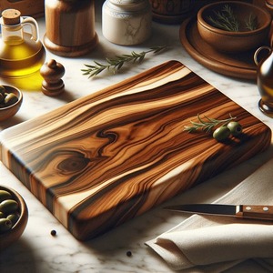 La mejor tabla de cortar de madera para uso en cocina con alta durabilidad, diseño elegante con acabado liso para una presentación elegante - Product Image 4