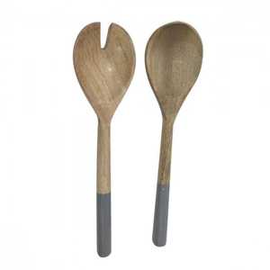 Cuchara para servir superventas Cucharas de madera natural Cubiertos de madera para Decoración de cocina - Product Image 2