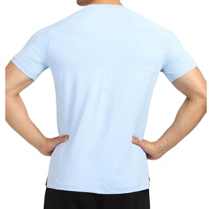 เสื้อยืดคุณภาพสูงสำหรับออกกำลังกาย ฟิตเนส ใส่เล่นกีฬา ฤดูร้อน แห้งเร็ว ระบายอากาศได้ดี แขนสั้น สปอร์ต ผ้าฝ้าย 100% น้ำหนัก 180 กรัม ขายส่งปี 2026 - Product Image 2