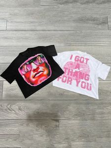 Unisex Casual 100% Premium algodón tejido camiseta Super Heavy 220g grueso de gran tamaño hombro caído recortado Boxy Fit sólido - Product Image 3