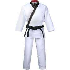 Pantalon noir deux tons Uniforme de karaté Taekwondo de haute qualité pour hommes Best-seller Prix raisonnable Costumes d'entraînement de Taekwondo - Product Image 3