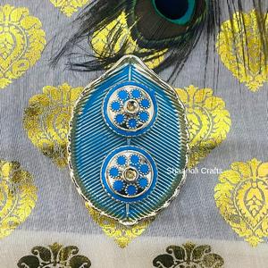 Handmade Decorative Kumkum Thali With Bowls Pooja Thali <b>Wedding</b> Welcome Favors Mehndi Decor <b>Props</b> <b>Wedding</b> Favors Pooja Thali - Product Image 3