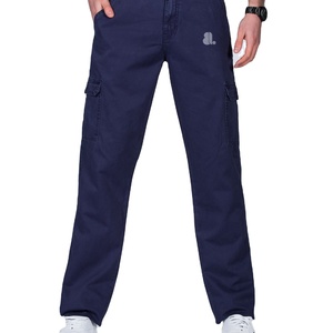 Pantalones Cargo de Lona Estilo Safari para Hombre, 100% Algodón, Ecológicos, Antiarrugas, Resistentes al Viento, de Secado Rápido, Transpirables, con Decoración Vintage - Product Image 1