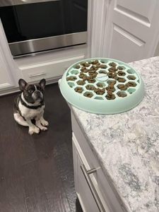 <b>Silicone</b> licking <b>mat</b> slow feeding <b>mat</b> promotes calmness improves digestion safe non slip base dishwasher safe for dogs and cats - Product Image 4