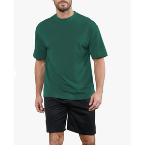 T-shirt vierge pour hommes surdimensionné Logo personnalisé vente en gros de t-shirts personnalisés 220Gsm hommes coton t-shirts de haute qualité du Bangladesh - Product Image 1