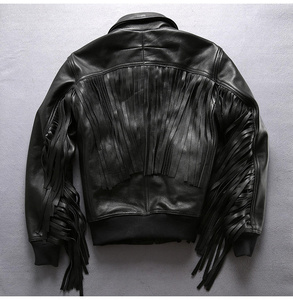 Fabricant en gros de vestes en cuir véritable, veste en cuir pour homme, costume, veste de moto, fabricant de haute qualité - Product Image 2