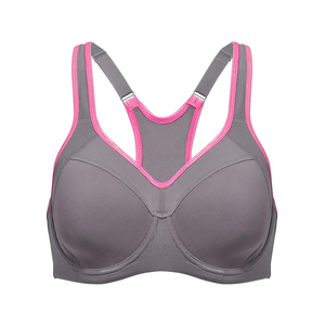 Custom Women Racerback High Support Padded Sports <b>Bra</b> Wholesale Adjustable <b>Strap</b> Breathable Yoga Fitness Running Gym Workout - Product Image 1