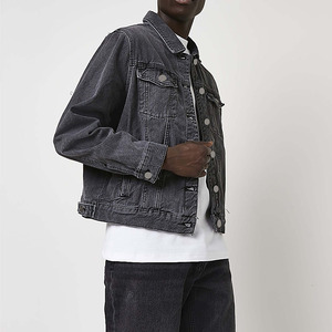 Hombres 100% chaqueta de mezclilla por encargo al por mayor a prueba de viento con color personalizado y tamaño chaqueta de mezclilla para los hombres - Product Image 1