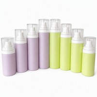 Flacon pulvérisateur vide à fine brume 30ml 50ml 80ml 100ml en PET pour cosmétiques, parfums et toniques, avec impression de logo personnalisée