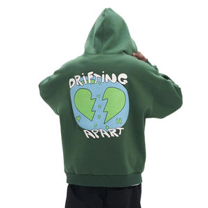 เสื้อมีฮู้ดผ้าคอตตอน100% ซักได้เสื้อฮู้ด2024ปักลาย3D พัฟสไตล์ใหม่ - Product Image 3