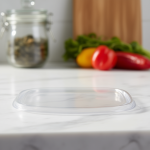 Couvre-boîtes ronds jetables en plastique PET compatibles avec les tailles 750/1000/1200/1400 ml - 3H Corporation - Product Image 3