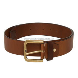 Ceinture en cuir véritable en cuir de vache véritable pour homme, ceinturon de luxe, marron, pour robe, nouveauté - Product Image 5